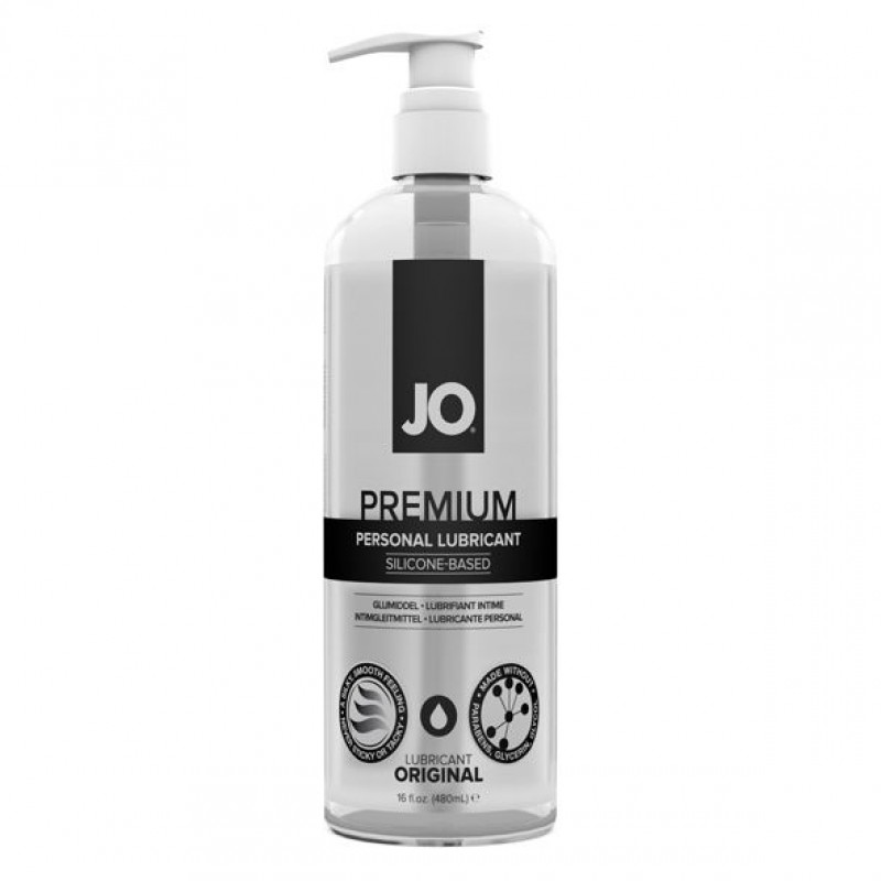 JO Premium Original Lubricant Silicone Lube 480 ml